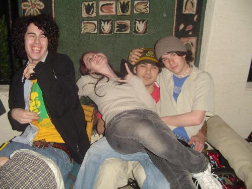 good ol' days - i'm not firends with any of these people anymore unfortunately... i miss the good ol' days when i could relax at a firendd and just drink and had not a care in the world... but alas, we must grow up sometime ...