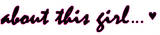 me - about me