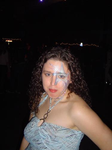 Meg- Mardi Gras Party - This was a picture of me at the Mardi Gras Party here in Austin, TX. This was before the whole drama of getting married and divorced.
