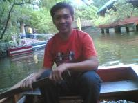 this is me - this was taken by my girlfriend when we go for a boating on a zoo.