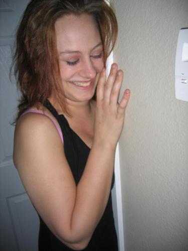Laughing - One of the rare times you'll see me laughing in a picture.