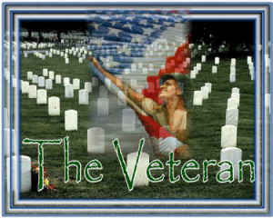 That's me...the veteran - It's exactly as it sounds. I am a veteran of the United States Army.