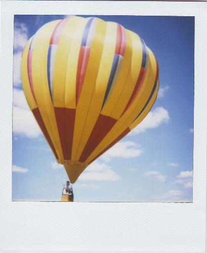 Balloon - This is a picture I took with my favorite Polaroid camera at a balloon festival in Pennsylvania, USA. 