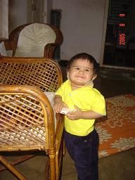 Why happy - Why is he all happy once he has the mobile in his hands. planning to call up his girlfriend or what??