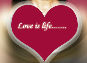 love symbol - A red hot symbol of love