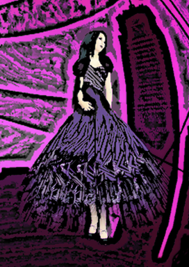 SL avatar - A photo I took in SL, and played with it in PhotoScape. I used the photosphere and Landscapes backdrop pack from Kyoot Army. Turned out a lot better than I expected.