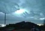 hands in heaven - the clouds forms a hand shape. isn't it the hands of God?