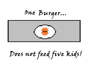 burgerfeed - A quick picture I drew in paint to show how dumb some people are being!
