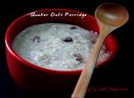 Oats Porridge - Oats Porridge with buttermilk is really very stress releiving