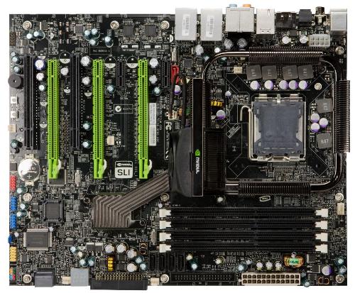 The nForce 790i Ultra SLI Motherboard - It is the newest and the best Motherboard developed by nVidia for ultimate gaming and multimedia users