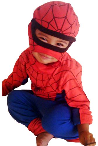 Spidey Baby - My daughter Nicole in her Spider man costume. :)