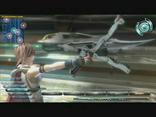a picture of lightining the main character of fina - lightining of ff xiii the exclusive ps3 game