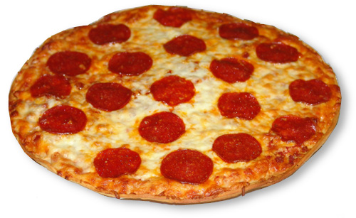 the pizza owns u all - pepperoni pizza