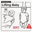 baby - lifting baby in the right way