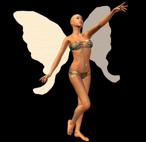 3D Fairy - A graceful 3d fairy.