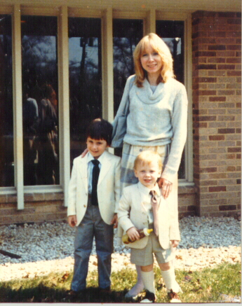 Me and My Kids - This was taken on Easter Sunday, 1986. My lilluns were so cute, you think?