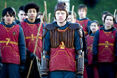Ronald Weasley - ron at the field with his team