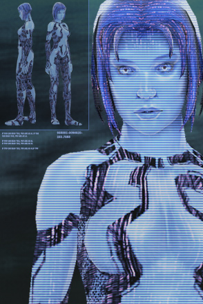 Cortana - Cortana, A.I. from the Halo series.