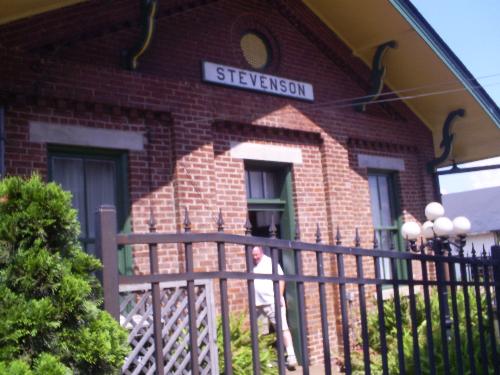 Museum - This is the museum next to the old train depot in Stevenson. It has a lot of neat things in there including pictures of graduating classes from Stevenson High School. We saw my father-in-law's picture with his graduating class.