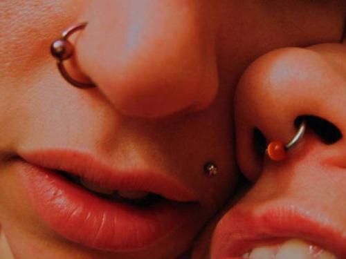 Piercings - Nose and monroe piercings