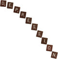 depression - blocks spelling out the word depression