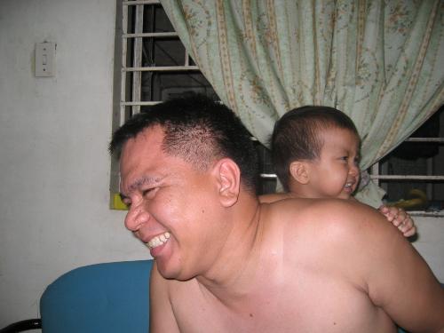 me and my son  - my son and me