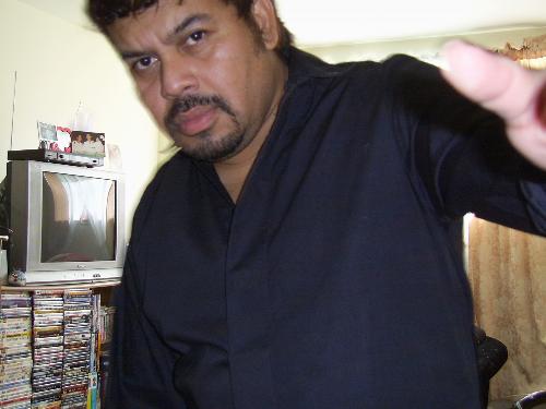 me haming it up - what happens to guy when he is left alone too long