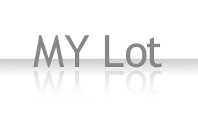 mylot text in grey - my lot written in grey color and trebuchet font