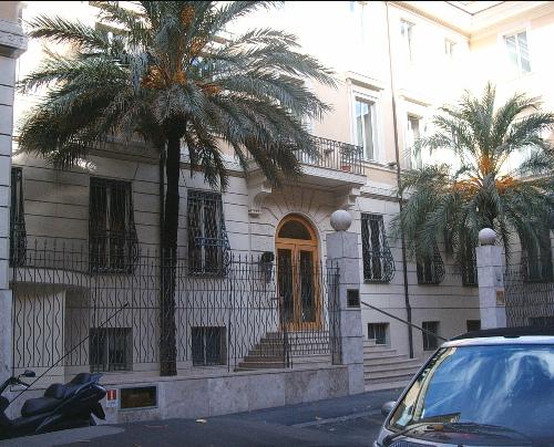 Rome hotel - This was the front of the hotel we stayed in whilst in Rome - the Capo D'Africa hotel