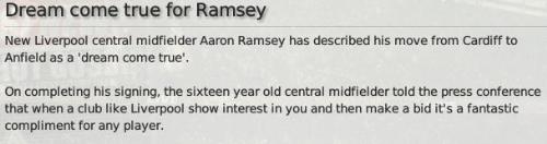 liverpool - we signed ramsey