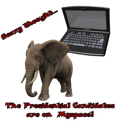 Presidential Candidates on Myspace - Just a silly photo I made