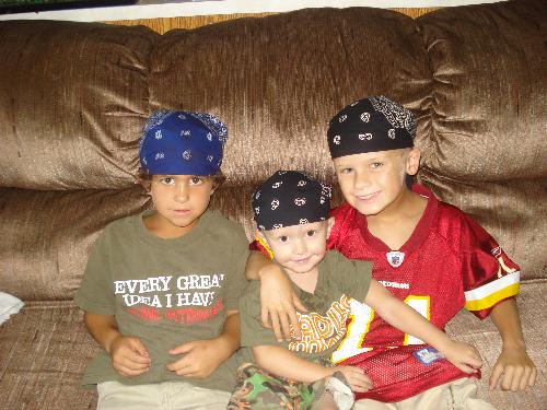 bandana day lol - the boys like bandanas cant you tell!? bandana day lol - the boys like bandanas cant you tell!?