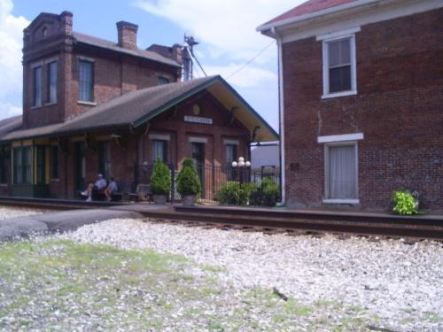 Train depot - This is the train depot that we saw there in Stevenson. The museum is inside. It was really neat!!