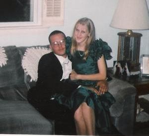 me and my fiance 1997/1998 - Me and my fiance when we first started dating.. homecoming. my senior year 1998