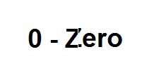 Zero - None