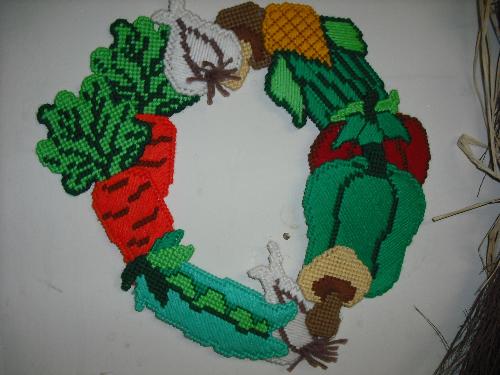 Veggie Wreath - My newest project-Veggie Wreath by Tempations