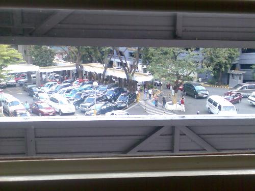 A different point of view. St. Luke's Medical cent - I've always felt good and calm at the hospital. This was a view from my private room when I was confined last december for my third stroke.