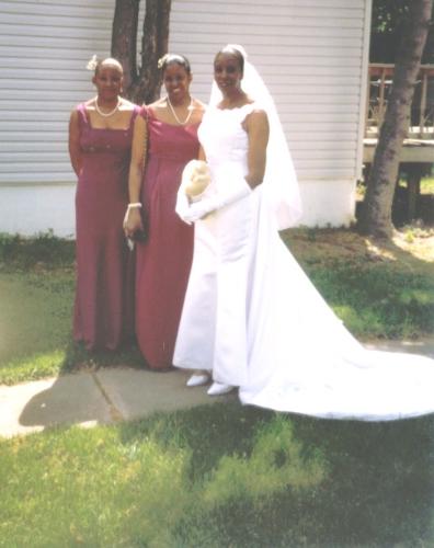My Wedding - My sister and niece on my wedding day. 6/05/1999