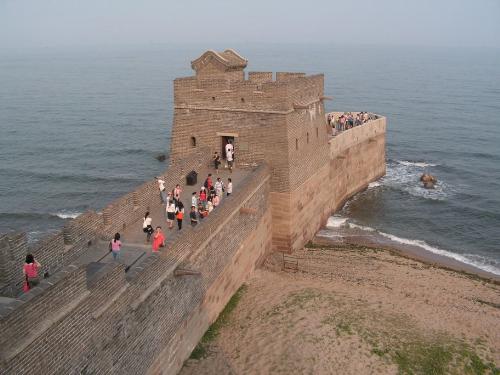 Joint place of Great Wall and the Sea - That's the palce where Great Wall and Sea meet each other....