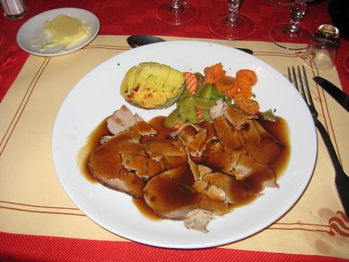 Good food in Italy! - One of the ham dishes that was served when I was in Italy. The food there is fantastic! And everywhere you go, you will be able to enjoy like the best ice cream ever!
