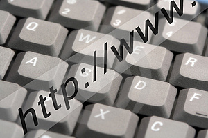 internet - internet keyboard showing internet address