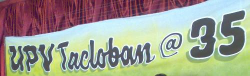 up - The University of the Philipppines in the Visayas Tacloban College is now 35 years in the region.