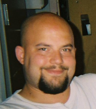 My hubby - This is my hubby with facial hair... this is how he usually looks before he shaved it off.