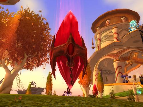 Crystal Ward - These large red crystals are found around many Blod Elf areas.