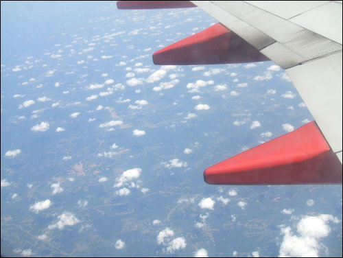 in the sky - airplane pic