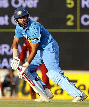 Yuvraj - Yuvraj Singh playing a shot