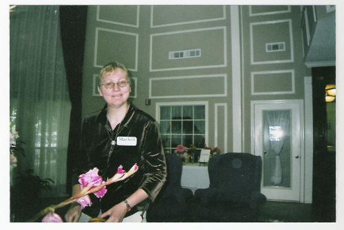 this is me at work - This was taken by a resident where I work. It was taken in Sept.2007. Shortly after that she had to be moved into an assisted living facility.
