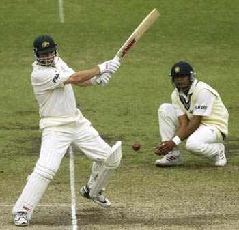 Steve Waugh  - Steve Waugh playing a shot