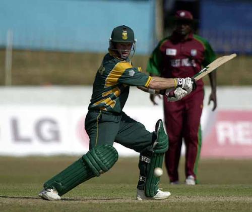 Jonty - Jonty Rhodes playing a shot
