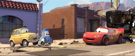 cars - Lightning McQueen!! ...?? New tires?=)
